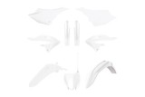 Kit plastiques POLISPORT - blanc Yamaha YZ125/250