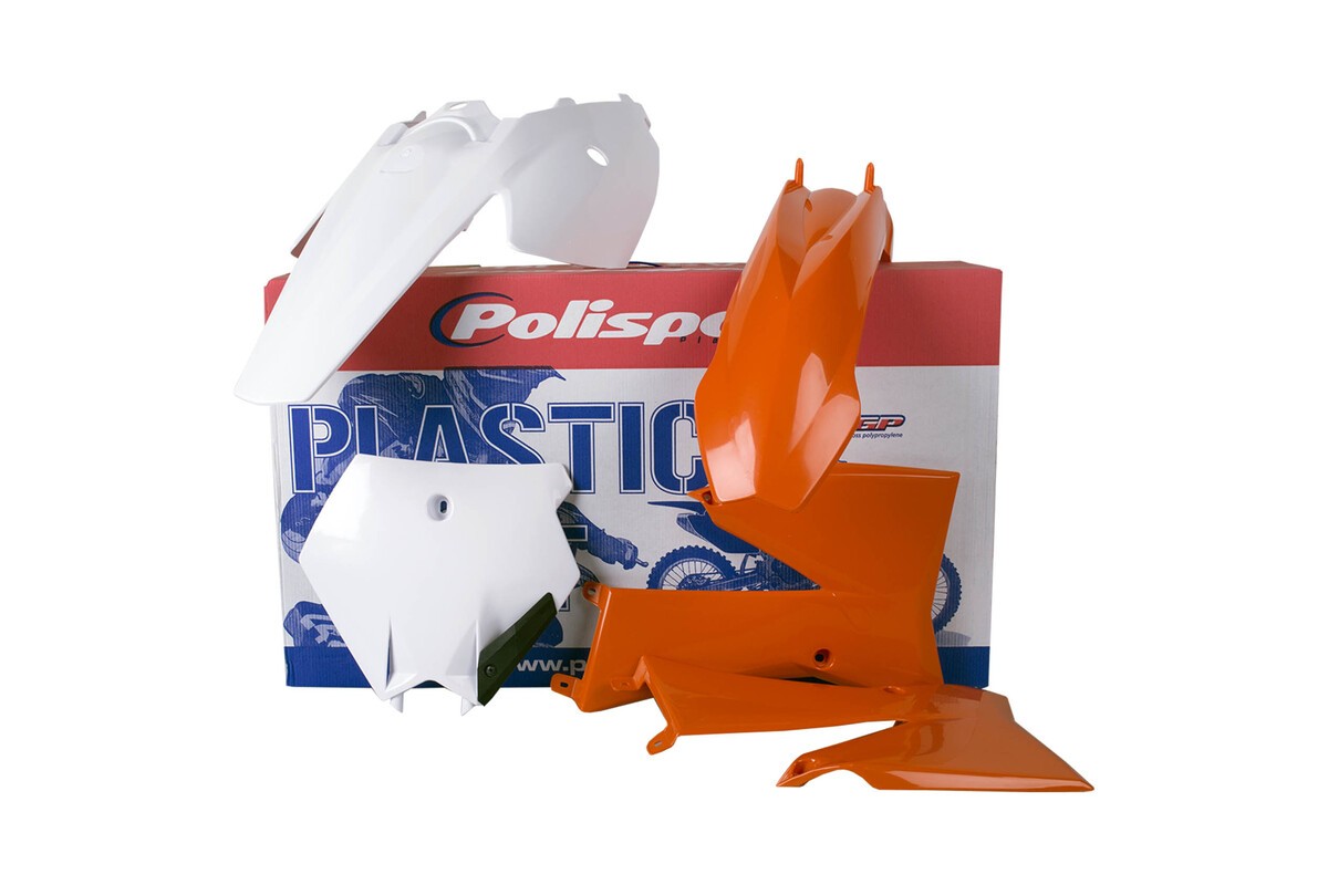 Kit plastique POLISPORT couleur origine (11-12) - KTM SX 85