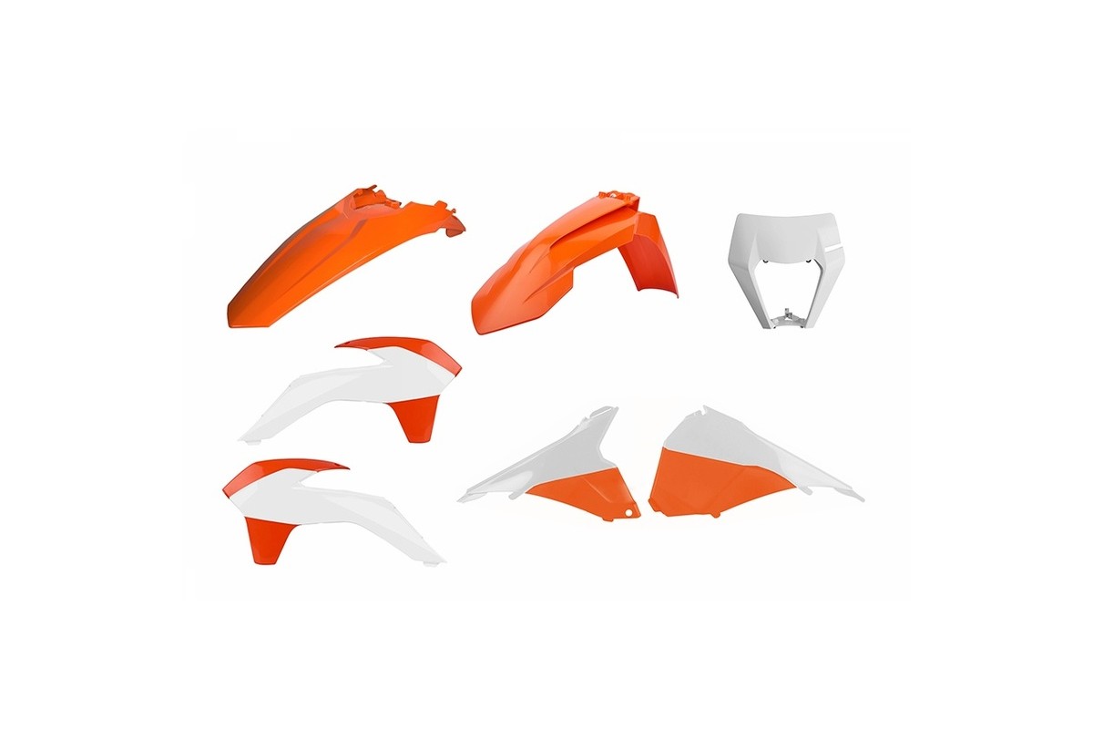 Kit plastique POLISPORT Enduro Restyle couleur origine KTM EXC/EXC-F