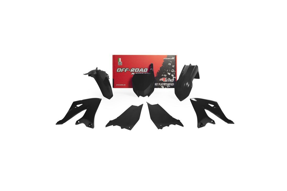 Kit plastiques RACETECH - noir Yamaha YZ125/250