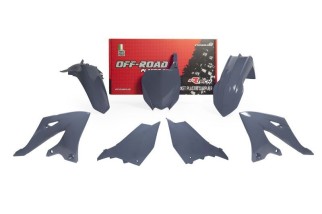 Kit plastiques RACETECH - Quantum Grey Yamaha YZ125/250