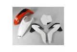 Kit plastique UFO origine (2017) orange/blanc/noir KTM SX85