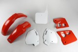 Kit plastique complet OEM 90 UFO - Rouge/Blanc