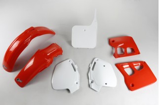 Kit plastique complet OEM 90 UFO - Rouge/Blanc