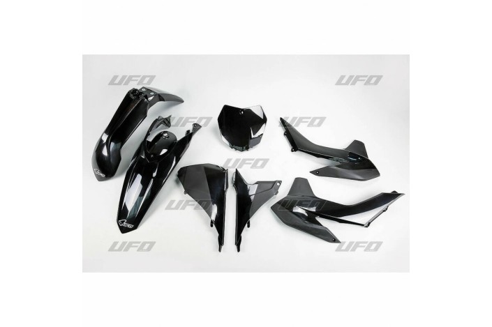 Kit plastique UFO noir KTM