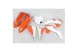 Kit plastique UFO couleur origine (2015) orange/blanc KTM