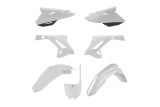 Kit plastique POLISPORT MX Restyling blanc - Honda CR125 / 250