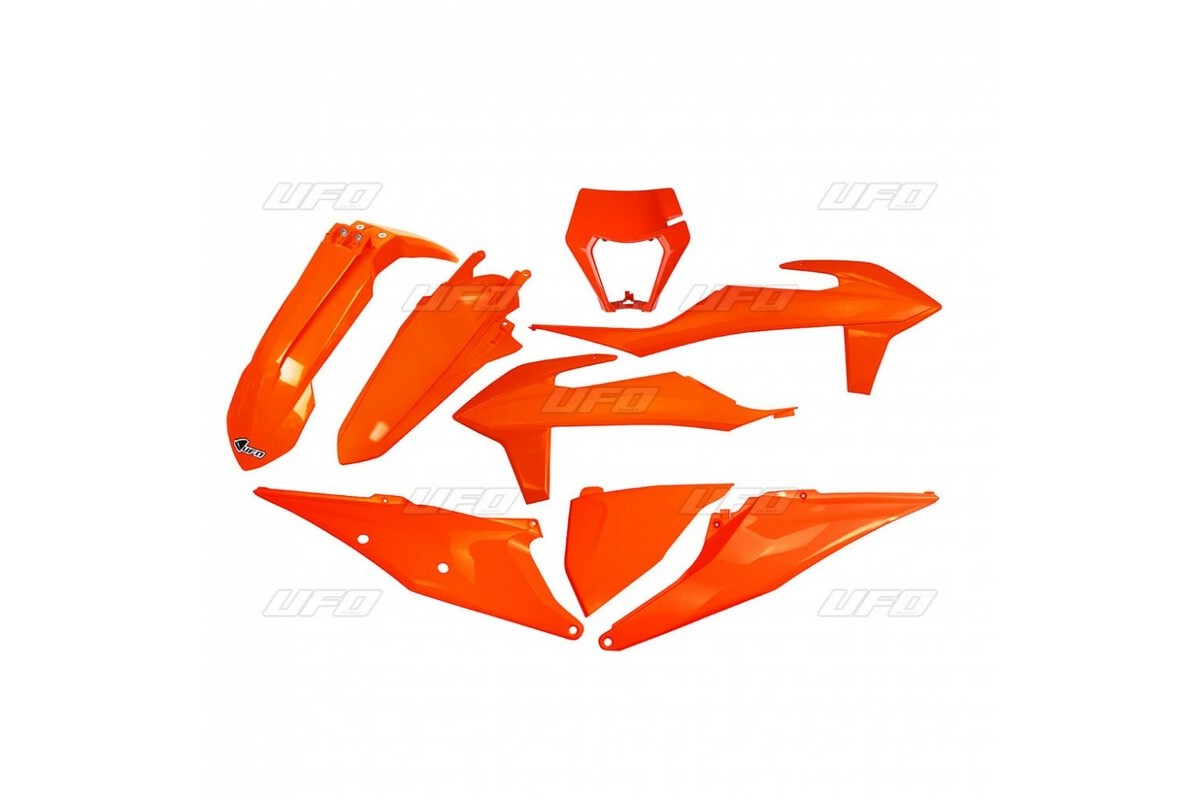 Kit plastiques UFO orange fluo KTM EXC/EXC-F