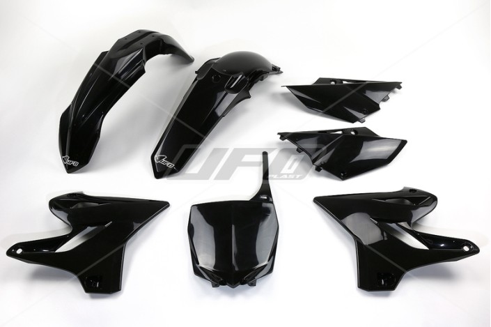 Kit plastique UFO noir Yamaha YZ125/250