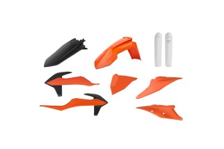 Kit plastique POLISPORT couleur origine - KTM EXC/EXC-F