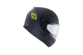 Casque Targa KID BLACK NEON YELLOW