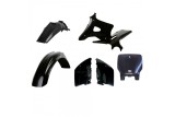 Kit plastique POLISPORT noir - Kawasaki KX 125/250