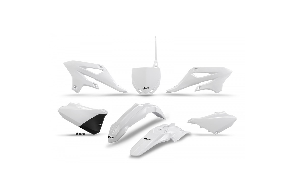 Kit plastiques UFO - blanc Yamaha YZ85