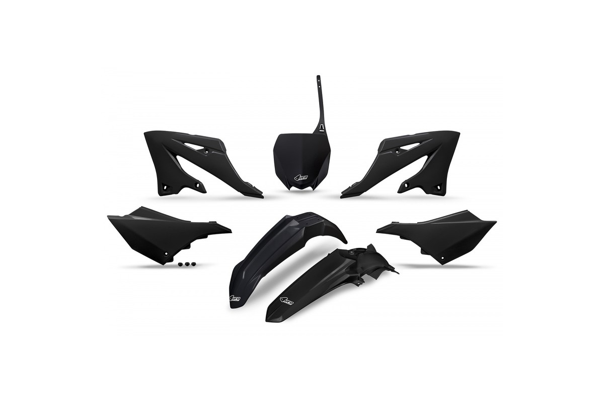 Kit plastiques UFO - noir Yamaha YZ125/250