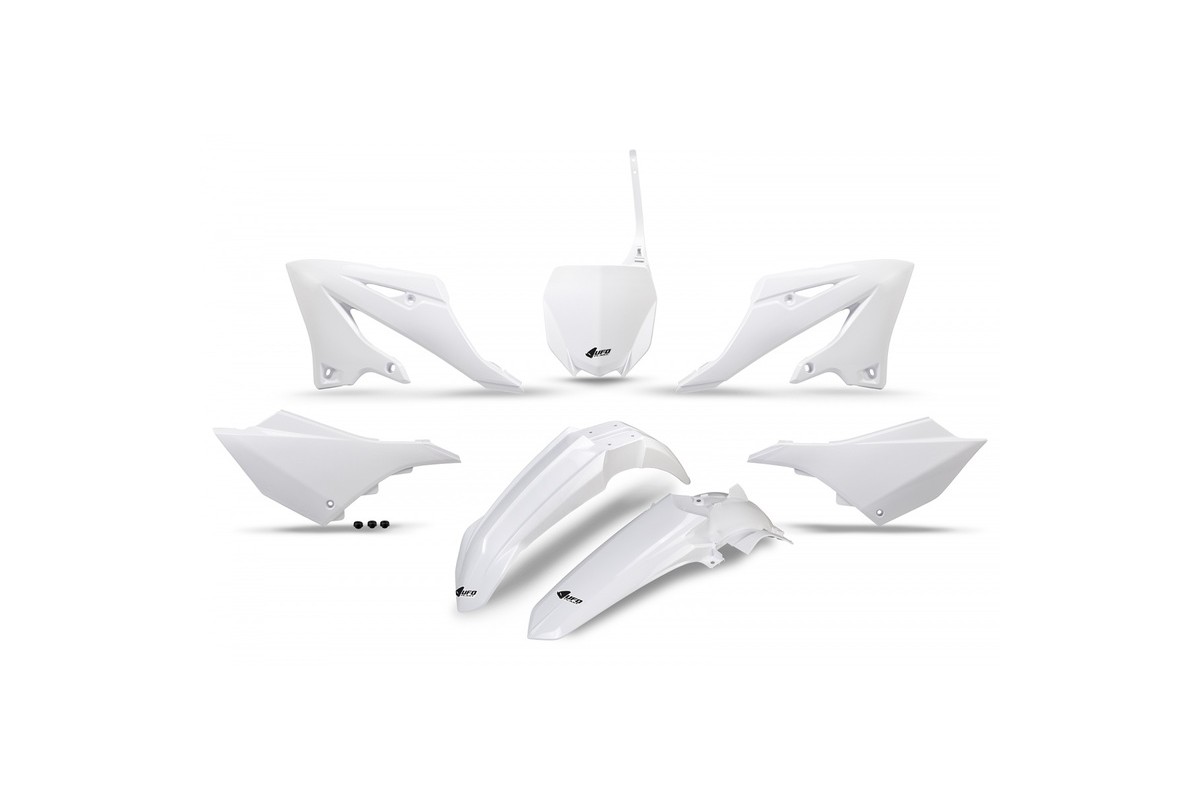 Kit plastiques UFO - blanc Yamaha YZ125/250