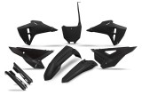 Kit plastiques complet avec protections de fourche UFO - noir