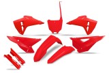 Kit plastiques complet avec protections de fourche UFO - rouge