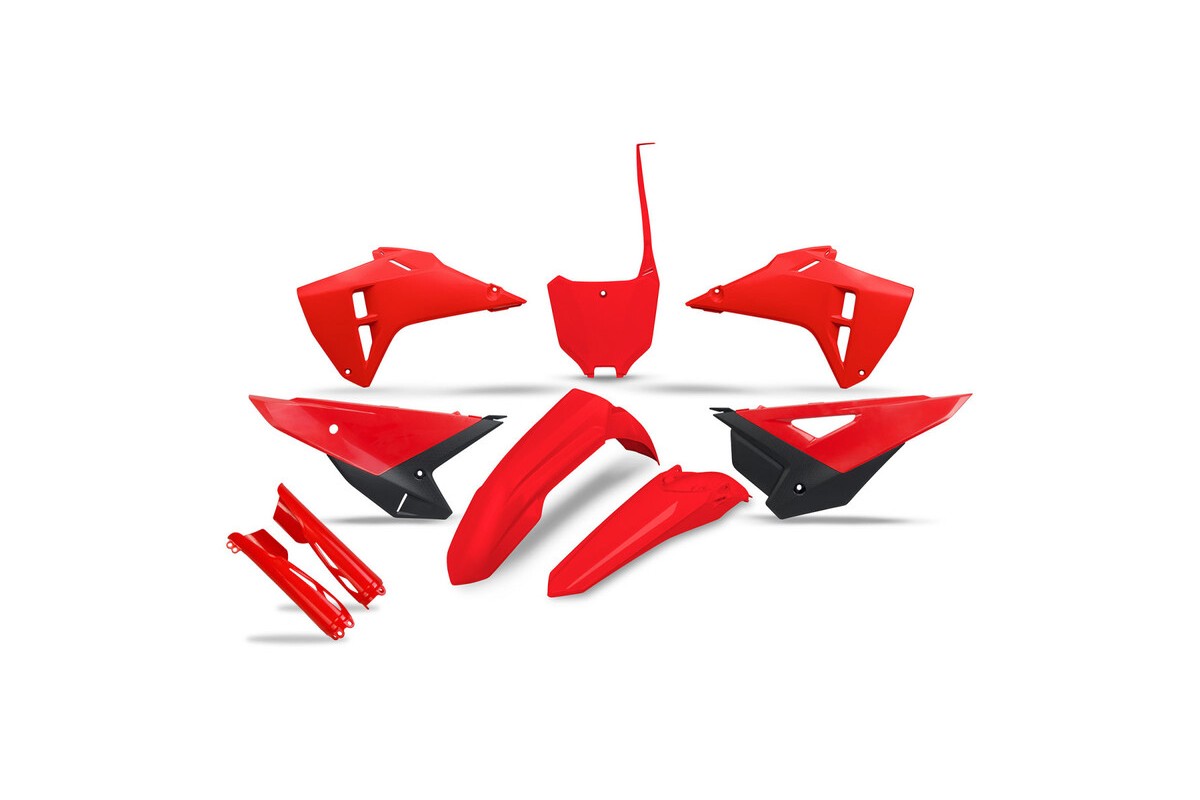 Kit plastiques complet avec protections de fourche UFO - couleur OEM