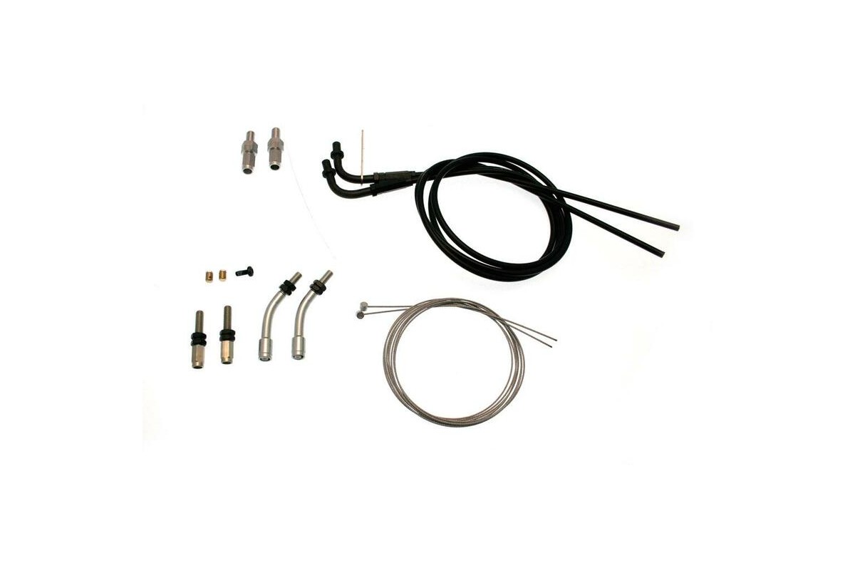 Câble de gaz universel DOMINO pour poignée de gaz XM2 câbles 130cm/gaines 95cm