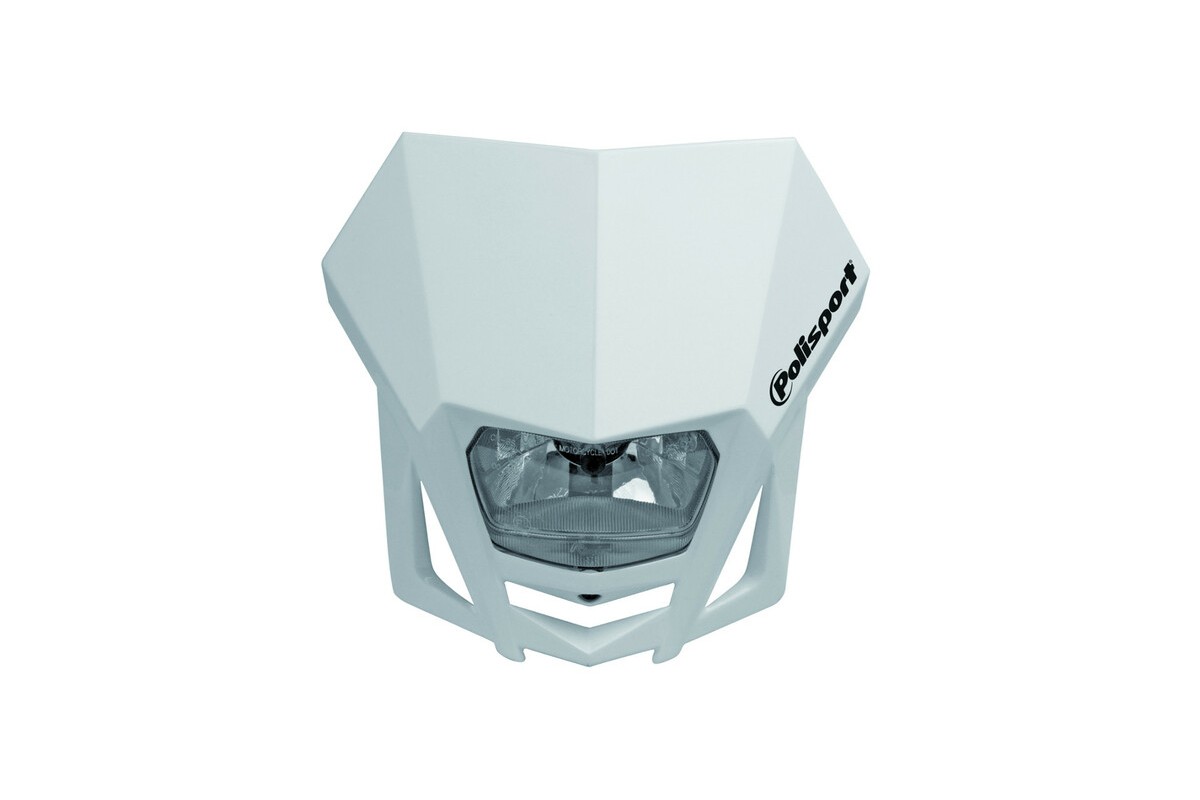 Plaque phare POLISPORT LMX blanc