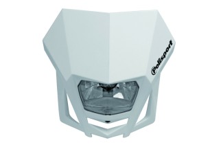 Plaque phare POLISPORT LMX blanc