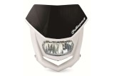 Plaque phare POLISPORT Halo LED noir/blanc