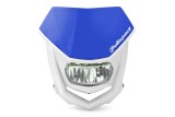 Plaque phare POLISPORT Halo LED bleu/blanc
