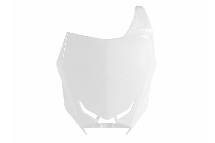 Plaque numéro frontale RACETECH blanc Suzuki RM-Z450