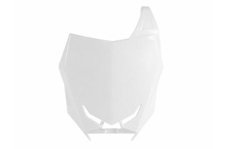 Plaque numéro frontale RACETECH blanc Suzuki RM-Z450