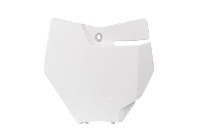 Plaque numéro frontale RACETECH blanc KTM