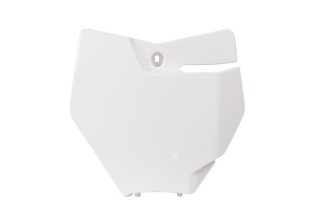 Plaque numéro frontale RACETECH blanc KTM
