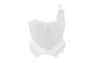 Plaque numéro frontale RACETECH blanc Kawasaki KX-F450