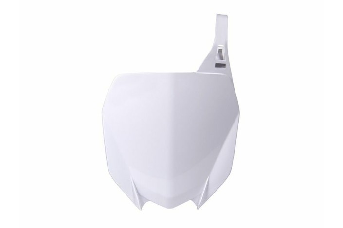 Plaque numéro frontale RACETECH blanc Yamaha YZ-450F