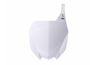 Plaque numéro frontale RACETECH blanc Yamaha YZ-450F