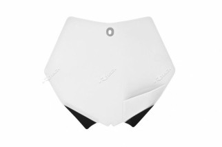 Plaque numéro frontale RACETECH blanc KTM