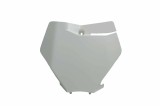 Plaque numéro frontale RACETECH blanc KTM SX/SX-F