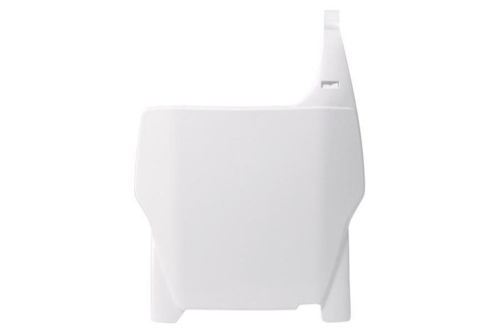 Plaque numéro frontale RACETECH blanc Honda