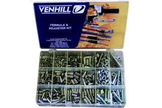 Coffret accessoires cables Venhill - 459 pièces protections caoutchouc