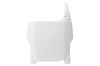 Plaque numéro frontale RACETECH blanc Honda