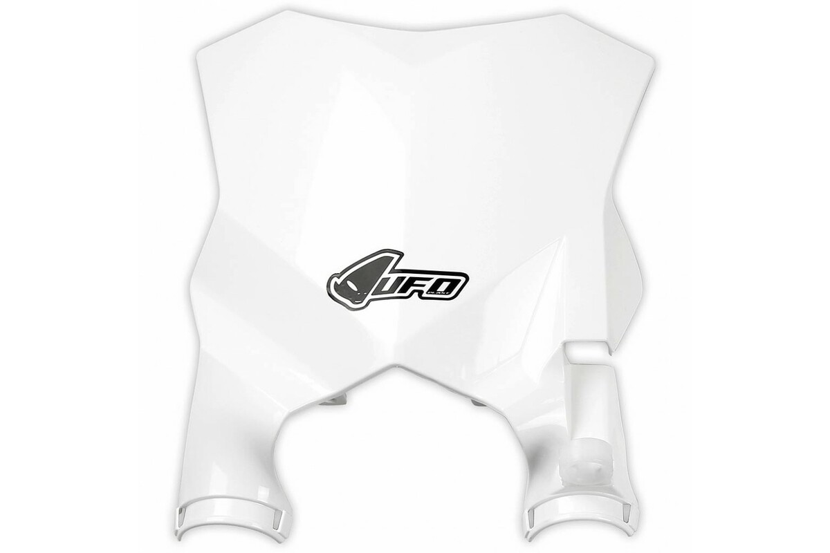 Plaque numéro frontale UFO Stadium blanc Kawasaki KX250F/450F