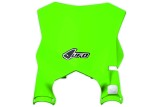 Plaque numéro frontale UFO Stadium vert fluo Kawasaki KX250/450F