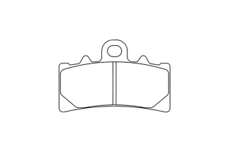 Plaquettes de frein CL BRAKES route métal fritté - 1233A3+