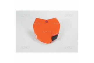 Plaque numéro frontale UFO orange KTM