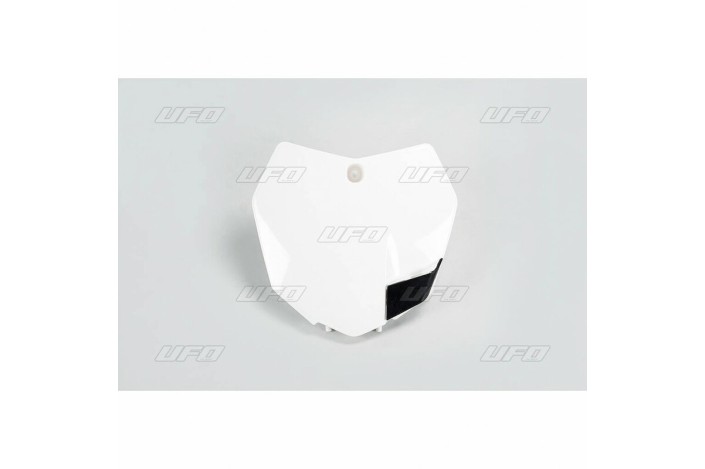 Plaque numéro frontale UFO blanc KTM