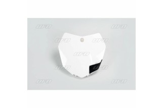 Plaque numéro frontale UFO blanc KTM