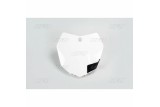 Plaque numéro frontale UFO blanc KTM