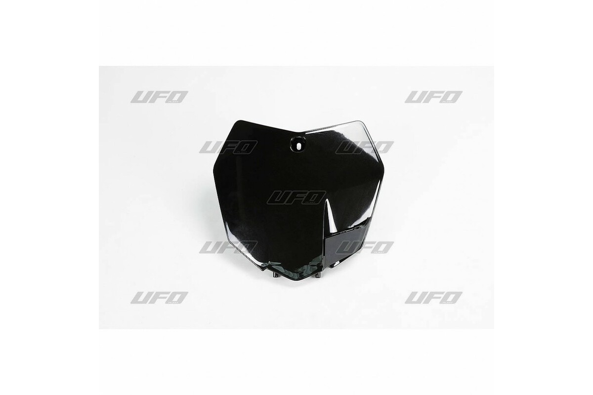 Plaque numéro frontale UFO noir KTM