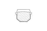 Plaquettes de frein CL BRAKES Scooter métal fritté - 3022SC