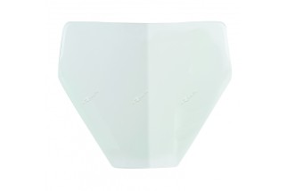 Plaque numéro frontale RACETECH blanc Husqvarna TC85