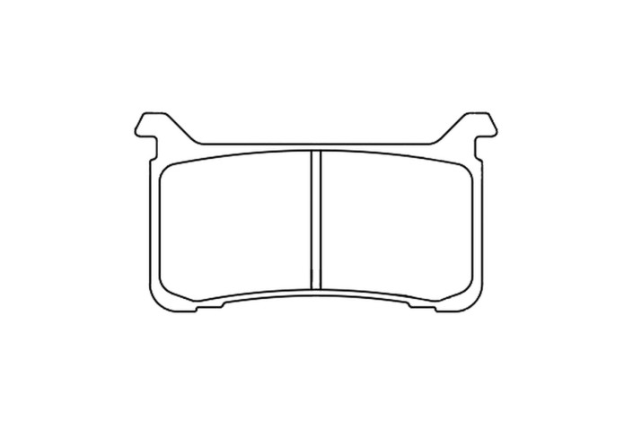 Plaquettes de frein CL BRAKES racing métal fritté - 1252C60